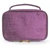Bolsa de Maquillaje de Terciopelo de Gran Capacidad para Otoño e Invierno Caja de Almacenamiento Portátil Multifuncional para Artículos de Tocador de Viaje Caja de Almacenamiento de Terciopelo