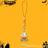 Colgante de Dibujos Animados de Halloween Transfronterizo Calavera Calabaza Fantasma Colgante para Bolsa Lanyard Llavero Regalo Pequeño para Eventos