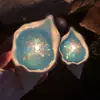 """Fogos de Artifício no Mar" Velas Criativas com Cheiro de Concha São um Lindo Presente de Aniversário para Meninas e uma Ótima Lembrança para Melhores Amigas"""