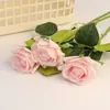 Única simulação rosa sensação hidratante rosa dia dos namorados casamento decoração de casa flor artificial flor artificial