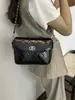 Padrão Diamante 2026 Nova Mini Bolsa de Corrente, Clássica Bolsa Pequena Transversal de Ombro Estilo Chanel, Bolsa de Cintura Compacta Versátil