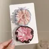 2026 Novo Elástico de Cabelo de Alta Elasticidade com Acabamento em Cetim, Toque de Luxo, Argola de Cabelo Dopamina de Verão para Mulheres, Elástico Fofo para Crianças