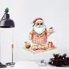 Pegatina de Pared Xinuo PH-QTB917 Cuadros Navideños Picnic Papá Noel para Habitación Infantil Dormitorio Decoración de Pared