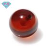 Huagang gema semi-agujero Granate circonio cuenta circonio cuenta piedra desnuda perforada cuenta CZ joyería DIY mayoreo