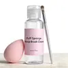 Limpiador de Esponjas para Maquillaje en Inglés Limpiador de Brochas de Maquillaje Brocha para Base Huevo de Belleza Líquido Limpiador en Spray