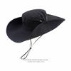 Sombrero de verano de ala ancha para el sol, para exteriores, montañismo, pesca, sombrero de sol para hombre, estilo vaquero occidental, para viajes, camping, sombrero de pescador, moda para mujer