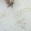 Tecido Bordado com Lantejoulas em Rede de Borboleta, Tecido Bordado para Vestido de Casamento com Design de Hanfu com Lantejoulas