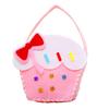 Bolsa de tecido Não tecido DIY Bolsa Feita à mão Bolsa de material não tecido Feito à mão DIY Classe de Beleza e Trabalho Infantil
