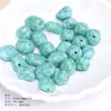 Piedra Triturada Natural Imitación Acrílico Cuentas Sueltas Coloridas Irregulares con Agujero Pasante Materiales para Ensartar Hechos a Mano DIY Accesorios para Joyería