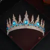 Accesorios Europeos y Americanos Transfronterizos para el Cabello tipo Corona de Novia, Corona de Aleación Más Vendida en Aliexpress para Vestidos, Tocados para Peinado de Boda