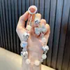 Llavero Acrílico Cadena para Teléfono Móvil con Cuentas Colgante para Mochila de Estudiante Mujer Cadena Colgante de Diamante Yiwu Pequeños Artículos al por Mayor
