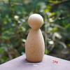 Nueva marioneta de madera de haya bloque de construcción marioneta marioneta de madera sin barniz creativa pintada a mano muñecas pintadas DIY