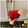 Transfronterizo 2025 Nueva Bolsa Cuadrada Pequeña Bolsa de Cadena Moda de Alta Gama Versátil Bolso de Mujer Retro Bolso Mensajero Bolso Bandolera