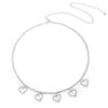 Cadena de Cintura de Corazón con Diamantes Completa de Moda Europea y Americana para Mujer, Cadena Corporal Brillante de Pedrería Estilo Vacaciones Sexy, Al Por Mayor en Stock