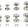 Suministro en stock del fabricante de remaches de tapa blanca, remaches de una cara y de doble cara, remaches de cobre y hierro, suministro en stock de remaches de tapa de doble cara y de una cara