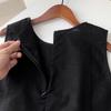 ¡Toma real chaleco holgado con abertura 2025! Chaleco Delgado Artístico Simple de Verano Camiseta sin Mangas de Cuello Redondo para Mujer