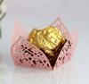 Amazon vendas diretas gelo branco caixa de doces laser oco casamento chocolate caixa de doces Paper Lace em estoque atacado