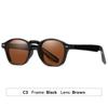 Gafas de Sol Polarizadas Tipo Pin de Nuevo Estilo 2026, Gafas de Sol de Gama Alta, Monturas Cuadradas y Redondas Retro Transfronterizas Europeas y Americanas, Protección UV