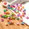 Al por mayor versión coreana de color caramelo dibujos animados clip flor pequeña estrella de cinco puntas pasador de princesa pinza de garra pasador femenino joya en caja