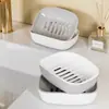 Caja de Jabón de Gama Alta para el Hogar Baño Drenaje Caja de Jabón Doble Capa Drenaje Estante Grande de Almacenamiento para Jabón Caja de Jabón para Lavandería