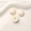 Estilo Japonês Simples Versátil Cor Sólida Redondo Acrílico Meia-Pílula Adesivo Brincos DIY Acessórios de Orelha Capa de Celular Materiais Acessórios