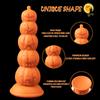 Masturbador Manual Femenino Colorido de Halloween, Tapón Anal de Silicona para Comercio Exterior con Forma de Calabaza