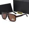 Gafas de sol polarizadas cuadradas sencillas de moda para hombre al por mayor para conducir al aire libre, pescar y uso diario