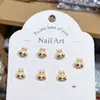 Accesorios Populares de Resina para Uñas Dibujos Animados de Peluche Accesorios DIY para Uñas Aretes Funda de Teléfono Accesorios para Uñas Portátiles