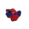 Zapatos de agujero de pegamento suave de PVC de Spiderman de dibujos animados flor de zapato hebilla de zapato accesorios para zapatos hebilla decorativa accesorios para zapatos diy venta al por mayor transfronteriza