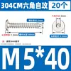 Tornillos Autorroscantes de Acero Inoxidable 304 CA Cabeza Plana Cabeza Delgada Cabeza Grande Hexagonal Interior Tornillos Autorroscantes M2M4M5M6