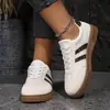 Outono 2025 Novos Tênis Casuais Forrest Gump Tênis Esportivos Versáteis Tênis Femininos de Solado Grosso Combinação de Cores Retro Tênis de Treino Femininos Tendência