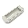 Manija de archivador de chapa metálica, manija de hebilla empotrada para gabinete de datos, manija de plástico, accesorios para puerta de cajón de casillero de acero