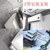 Soporte Colgante de Acero Inoxidable Engrosado para Unidad Interior de Aire Acondicionado, Soporte de Instalación y Elevación para Máquina de Cortina de Aire, Soporte Externo para Techo