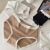 2025 Nueva Moda Ropa Interior de Cintura Media para Niñas Entrepierna 7A Antibacteriana Suave Cera Amigable con la Piel Transpirable y Cómoda