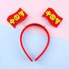 Dia Nacional das Crianças bonito hairband amor estrela de cinco pontas bandeira vermelha headband hairpin acessórios para cabelo barraca pequenas joias atacado