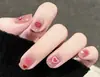 Uñas Postizas para Venta al por Mayor Estilo Impreso Juegos de Uñas Postizas Estilo Coreano Suave Dulce Fresco Múltiples Estilos Arte de Uñas Puntas de Uñas Postizas