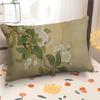 Funda de almohada china elegante estilo nacional almohada 30*50 funda rectangular para sofá 40*60 se puede fijar cojín de coche