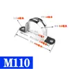 Braçadeira de Tubo para Selim de Equitação em Aço Inoxidável, Braçadeira de Selim Espessada, Braçadeira Ohm, Fivela de Fixação para Tubo de Água, Suporte, Braçadeira de Aro
