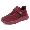 Sapatos Masculinos Primavera Novo Cor Sólida Versátil Casuais Poliuretano Solado Macio Sapatos Simples Velcro Conveniente Sapatos para Caminhada de Casal