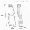 Gancho Ajustable para Tendedero de Ropa, Tres Barras, Cuatro Barras, Accesorios, Barra para Ropa, Bola Colgante, Anillo, Anillo Colgante, Abrazadera de Barra Inferior, Aleación de Aluminio Completa