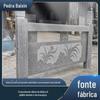 Granito Branco Sésamo Pedra Entalhada Corrimãos, Guarda-corpos, Painéis, Esculturas em Pedra Paisagística, Cercas de Pavilhão, Materiais de Pedra Natural Resistentes