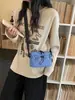 Bolsa de almohada con diseño de cordón de moda transfronteriza 2026 nuevo modelo bolso cruzado simple gran capacidad conveniente bolso de hombro para el día a día