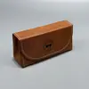 Estojo para Óculos de Aparência Sofisticada, Luxo Leve e com Toque Retrô, Caixa Portátil Grande Capacidade para Viagem, Feito à Mão, Estojo para Óculos com Forro de Veludo e Contas