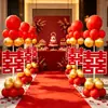 Pilares de Boda Marcadores de Camino Globos de Personajes Decoración de Entrada de Boda al Aire Libre en el Campo Set Flotante en el Suelo Decoración de la Habitación de Bodas