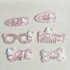Novo Pote de Cereja Fofo Gato KT Pente Óculos Grampo de Cabelo DIY Adorno de Cabeça Capa de Celular Patch Buraco Sapatos Colocação Lote