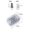 Conjunto de Bicos de Confeitar de Aço Inoxidável 25 Faixa Dupla 27 Peças Conjunto Máquina de Confeitar Bolo Ferramentas de Confeitaria Saco de Confeitar Conjunto Completo