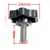 Acero 304 Flor de Ciruelo Tornillo de Mano Cabeza de Pegamento Manija Tornillo Hexagonal Estrella Plástico Perilla de Ajuste Manija M4-M12
