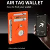 Portatarjetas AirTag bestseller transfronterizo, tarjetero anti-escaneo RFID con múltiples ranuras para tarjetas, portatarjetas ultrafino con patrón de fibra de carbono, personalizable