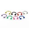 Fabricante Aço Inoxidável Unhas de Sobrancelha Ouro Aço Titânio Unhas de Sobrancelha C Haste Anel de Mamilo Argola de Nariz Anel Vaginal Piercing Unha de Lábio