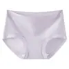 Calcinhas Triângulo Femininas Plus Size de Algodão de Xinjiang 40 Fios, Sem Costura, Cintura Média, Crotch Antibacteriano Estendido, Ajustadas ao Corpo, Sensação de Nuvem, Estilo Fino, Pacote com 40 Unidades